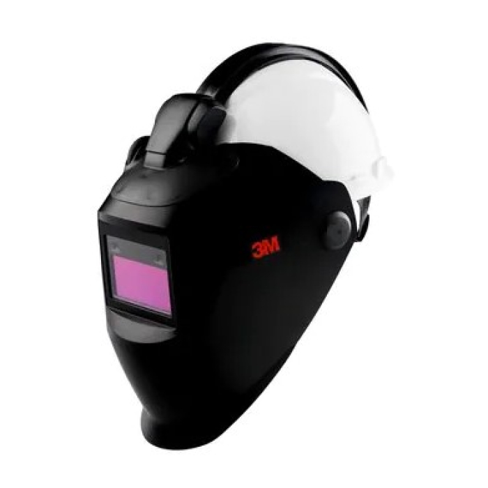 Зварювальний шолом Speedglas 10V-QR зі зварювальним фільтром та рейкою (без захисної каски) 3М 101106 Чорний (7100166730)