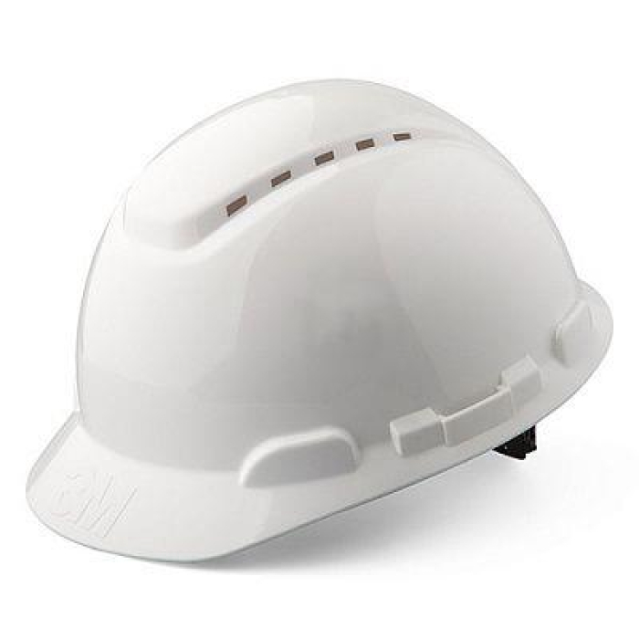 Каска вентильована з храповиком 3М H-700N-VI Біла (7000104208)