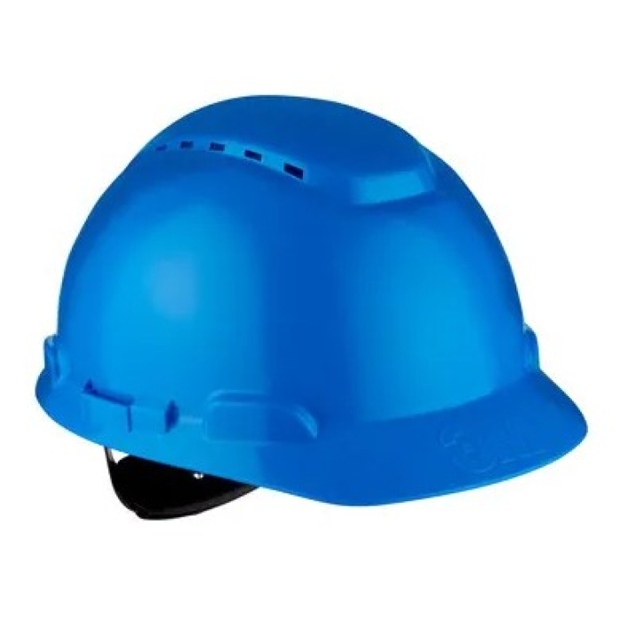 Каска вентильована з храповиком 3М H-700N-BB Синя (7000104210)
