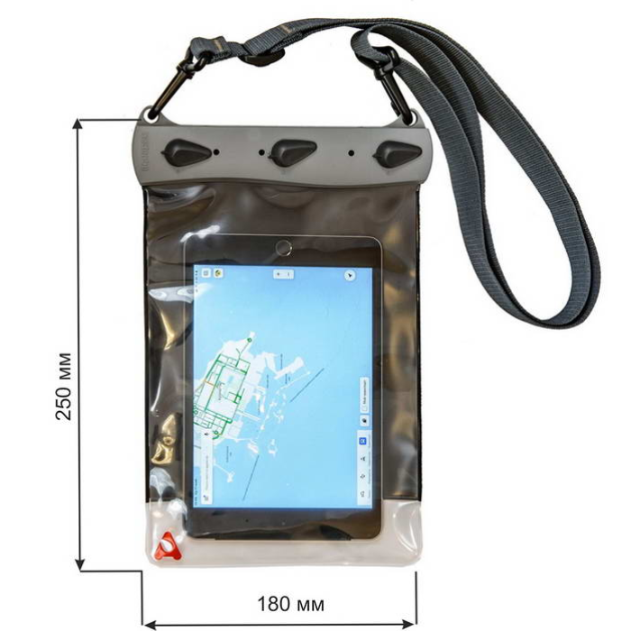 Чохол водонепроникний для планшетів AQUAPAC 669 iPad Case Чорний