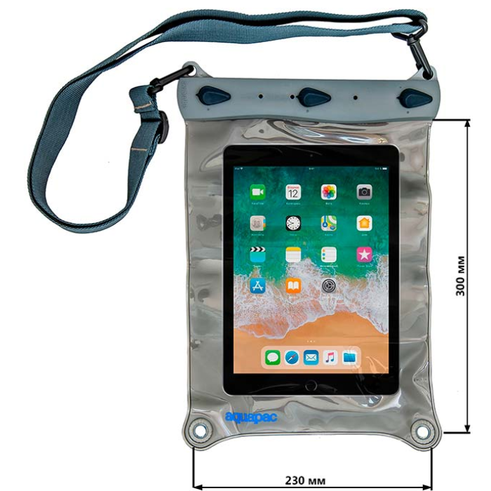 Чохол водонепроникний AQUAPAC 668 Large Electronics Case Сірий
