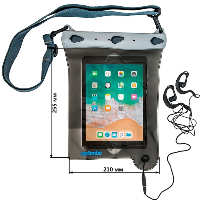 Чохол водонепроникний для айпад AQUAPAC 638 Waterproof Case for iPad Сірий