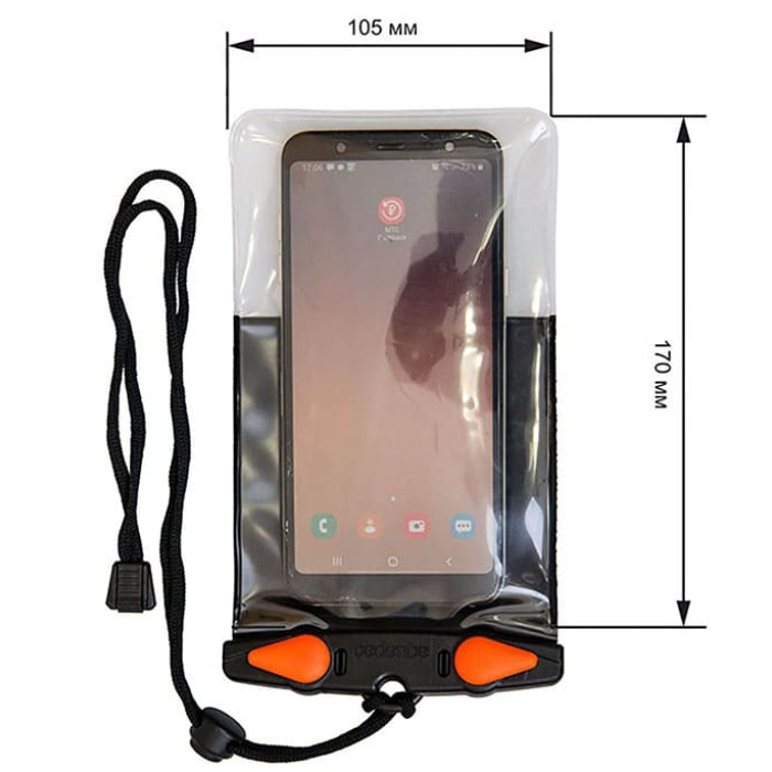 Чохол водонепроникний для телефону AQUAPAC 359 Classic Phone Case Чорний