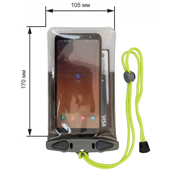 Чохол водонепроникний для телефону AQUAPAC 358 Classic Phone Case Сірий