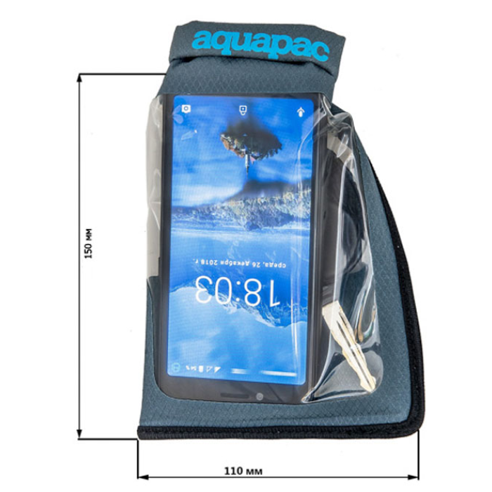 Чохол водонепроникний AQUAPAC 045 Small Stormproof Phone Case Сірий