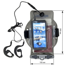 Чохол водонепроникний з кріпленням на руку AQUAPAC 519 Waterproof iTunes Case Large Сірий