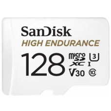 Карта пам'яті microSD 128GB SanDisk High Endurance C10 UHS-I U3 V30 R100/W40MB/s (SDSQQNR-128G-GN6IA)