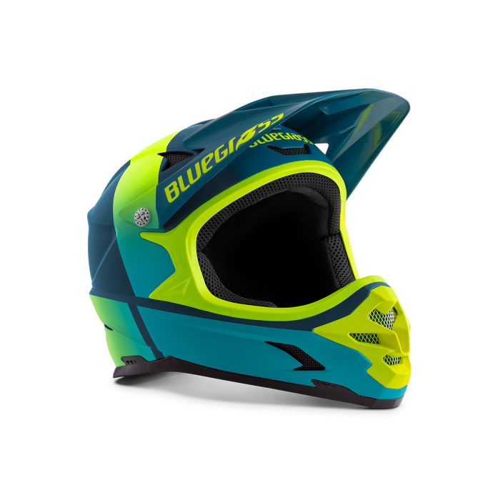 Повнолицьовий шолом BLUEGRASS INTOX Full-Face Helmet XS Blue Fluo Yellow (Matt)