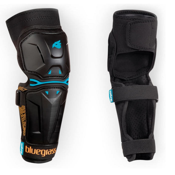 Захист ліктя BLUEGRASS BIG HORN Elbow Junior XS Чорно-блакитний