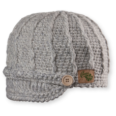 Шапка в'язана з козирком Chaos BRISTOL 2281 Grey Heather (11G3 2281 121)