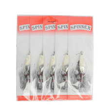 Блешня коливна Spinnex Bass 4,5 г Silver/Yellow 1 шт
