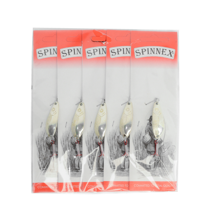 Блешня коливна Spinnex Bass 4,5 г Silver/Yellow 1 шт