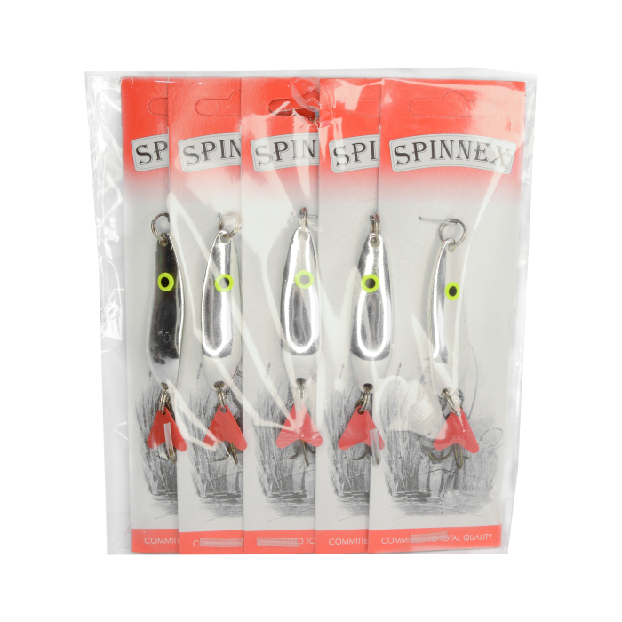 Блешня коливна Spinnex Krocodile 16 г Nikel 1 шт