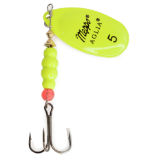 Блешня вертушка Mepps Aglia Fluo Chartreuse №5 13 г Салатова 1 шт