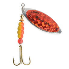 Блешня вертушка Mepps Aglia Long Redbow №4 17 г Silver 1 шт