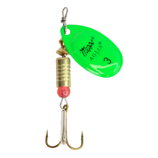 Блешня вертушка Mepps Aglia Fluo Chartreuse №3 6,5 г Зелена 1 шт