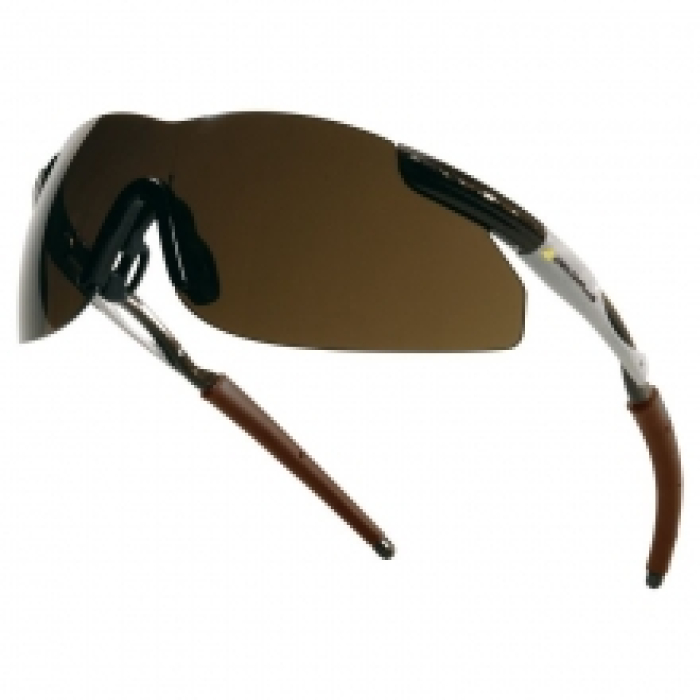 Окуляри захисні відкриті затемнені Delta Plus THUNDER BRONZE THUNDMGFU