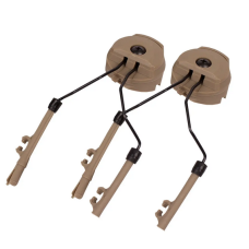 Кріплення для активних навушників FMA EX Headset and Helmet Rail Adapter Set GEN1 DE Coyote