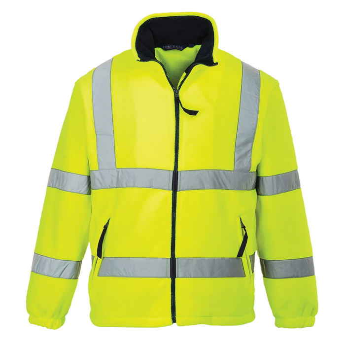 Куртка сигнальна флісова Portwest F300 Hi Vis Mesh Lined Fleece розмір L Жовта (F300YERL)