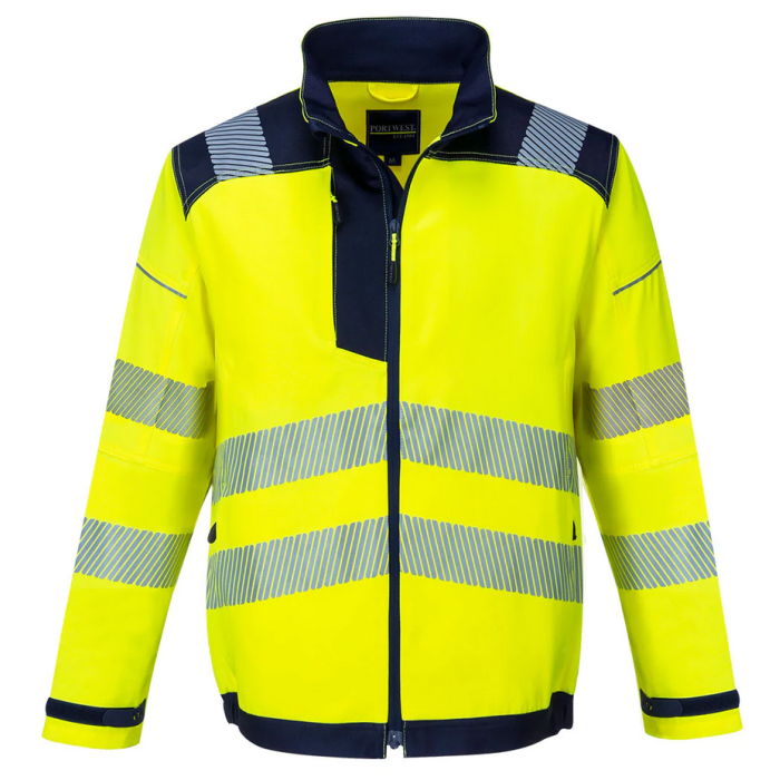 Куртка сигнальна Portwest T500 PW3 Hi Vis Work Jacket розмір M Жовто-темно-синя (T500YNRM)