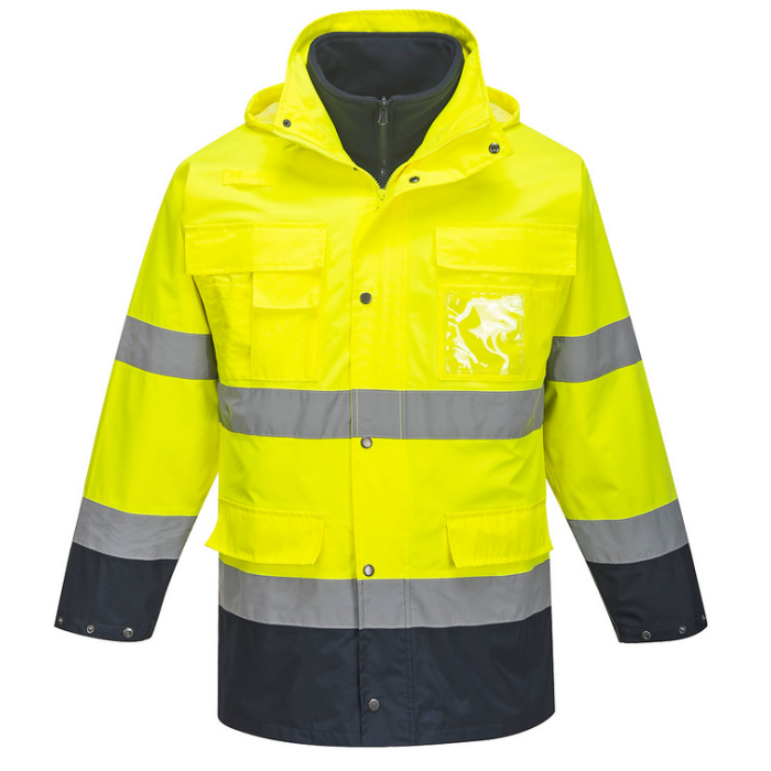 Куртка сигнальна 3 в 1 Portwest S162 Hi Vis Lite 3 in 1 Jacket розмір L Жовто-темно-синя (S162YNRL)