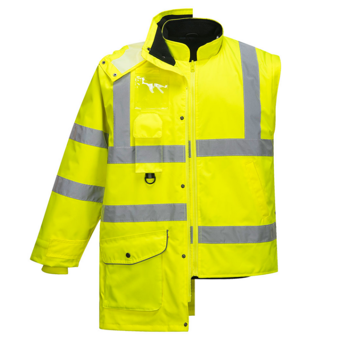 Куртка сигнальна 7 в 1 Portwest S427 Hi Vis 7-in-1 Traffic Jacket розмір XS Жовта (S427YERXS)