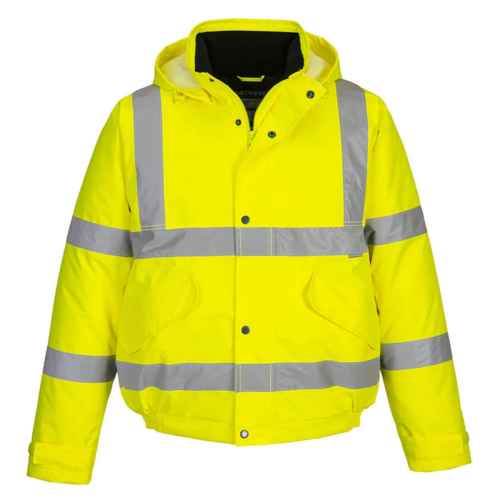 Куртка-бомбер сигнальна утеплена Portwest S463 Hi Vis Bomber Jacket розмір XXXL Жовта (S463YERXXXL)