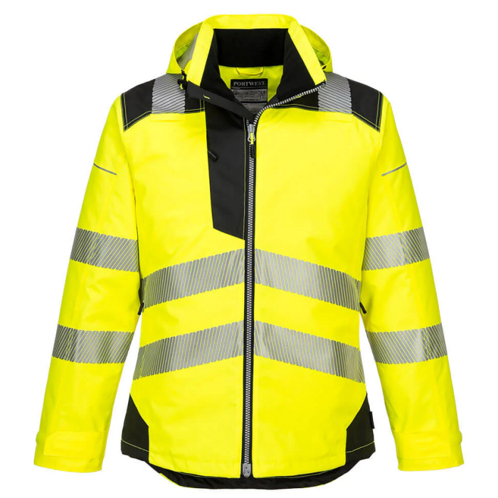 Куртка сигнальна утеплена Portwest T400 PW3 Hi Vis Winter Jacket розмір XL Жовто-чорна (T400YBRXL)