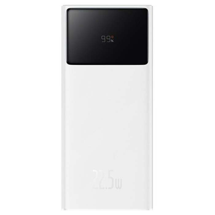 Зовнішній акумулятор універсальний Baseus Star Lord Display 22.5W 20000mAh White (PPXJ060002)