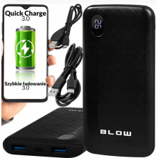 Повербанк Blow PB40A 20000mAh USB-C 2xUSB Чорний