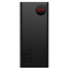 Зовнішній акумулятор Baseus Adaman Metal Digital Display 22.5W 20000mAh Black (PPAD000101)
