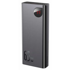 Зовнішній акумулятор Baseus Adaman Metal Digital Display 65W 20000mAh Black (PPIMDA-D01)