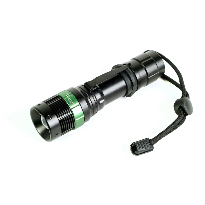 Ручний ліхтарик з оптичним зумом BAILONG Police BL-8455 Чорний