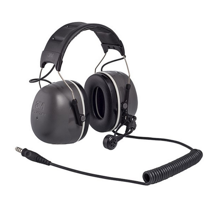 Навушники протишумні вертикальні 3M PELTOR CH-5 Headset Mil NATO Темно-сірі (MT73H450A-86)