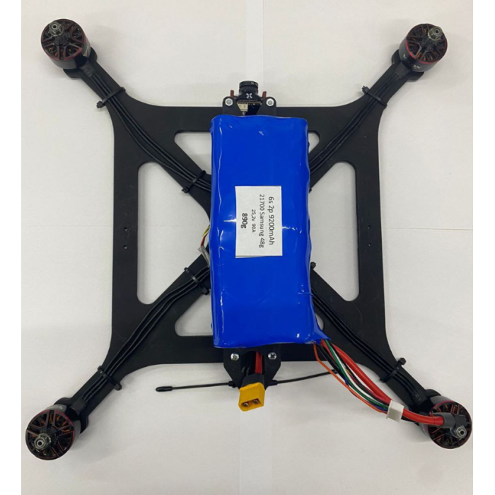 FPV-дрон камікадзе коптерний з АКБ DRONE UKRAINE вантажопідйомність 2 кг 10" частота 5.8 ГГц
