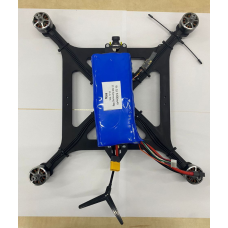 Коптерний FPV-дрон камікадзе з акумулятором DRONE UKRAINE вантажопідйомність 2 кг 10" 1,3 ГГц