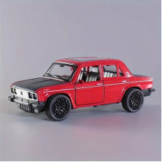 Retro Sedan 1/36 Колекційна Модель Ретро Авто Червоний
