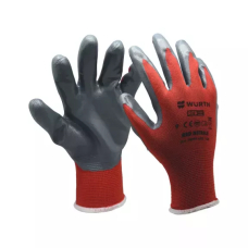 Рукавички захисні WURTH RED NITRILE р.08 Сіро-червоні (0899403108)