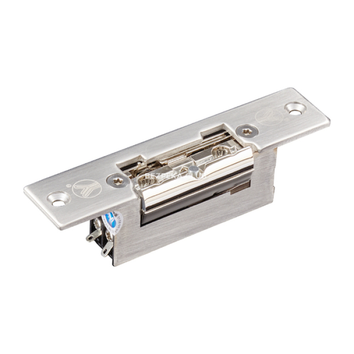 Електрозасувка Yli Electronic YS-134E (power open) з короткою планкою