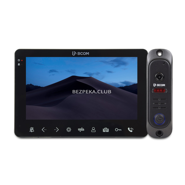 Комплект відеодомофону BCOM BD-780 Black Kit