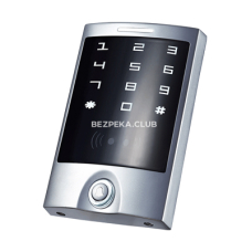 Кодовая клавиатура Yli Electronic YK-1068B (Mifare) со встроенным считывателем карт/брелоков
