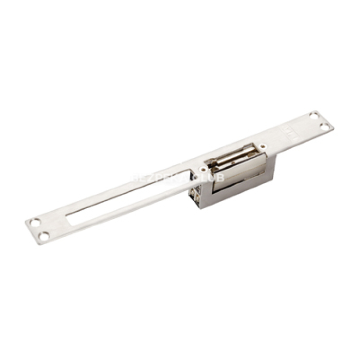 Електрозасувка Yli Electronic YS-134NOL (power open) з довгою планкою