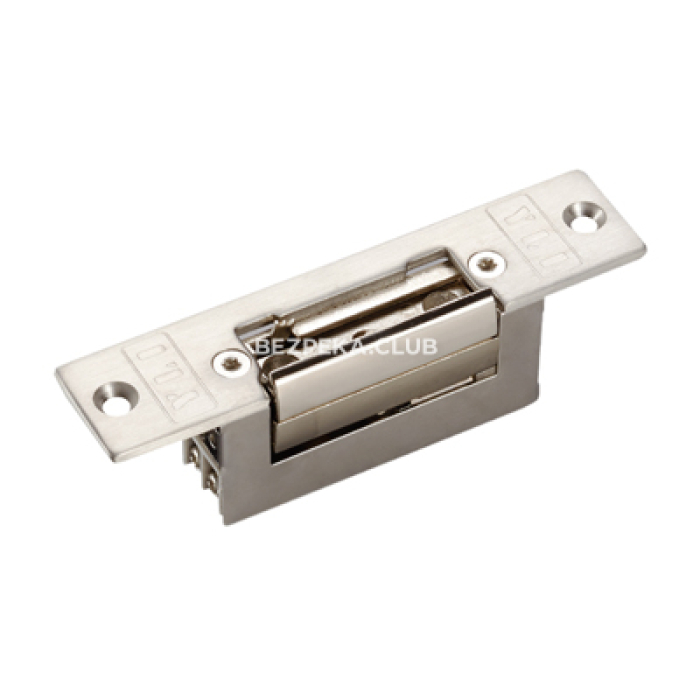 Електрозасувка Yli Electronic YS-134NOS (power open) з короткою планкою