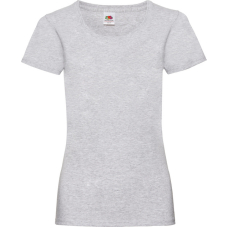 Футболка Fruit of the Loom Sofspun Ladies Серый Меланж XS