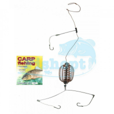 Carp Fishing снасть годівниця у зборі кавун"20g