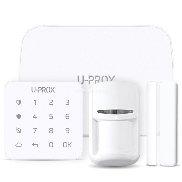 Комплект бездротової сигналізації U-Prox MP white