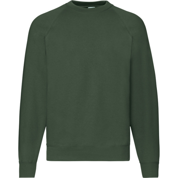Світшот Fruit of the Loom Raglan Sweat Темно-Зеленый M