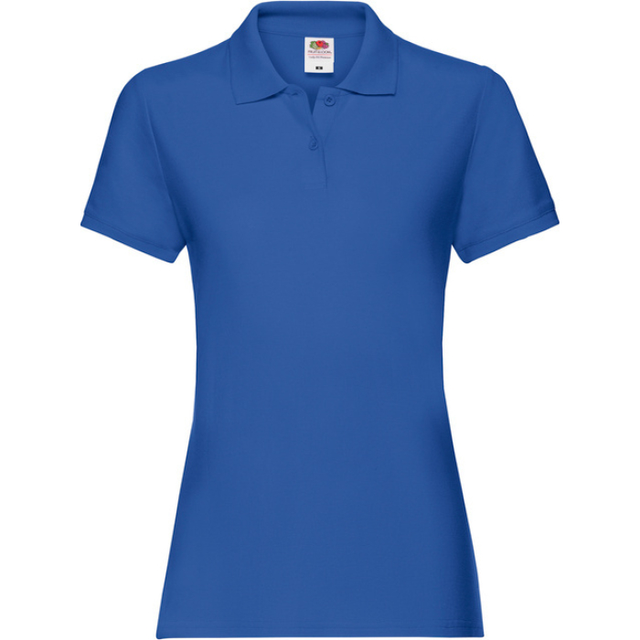 Теніска Fruit of the Loom Premium Polo Ladies Ярко-Синий L