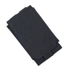 Чохол поясний на липучці 33x10см black, кордура, кріплення MOLLE