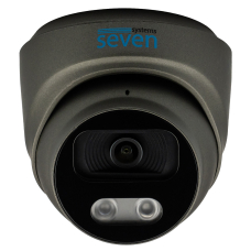 IP-відеокамера 2 Мп вулична/внутрішня SEVEN IP-7212PA black (2,8)